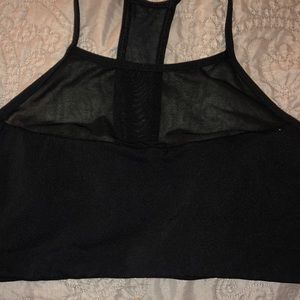 Gap mesh padded spots bra